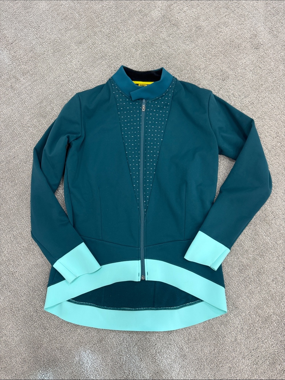 Mavic Teal Cycling Running Jacket - Womens XL